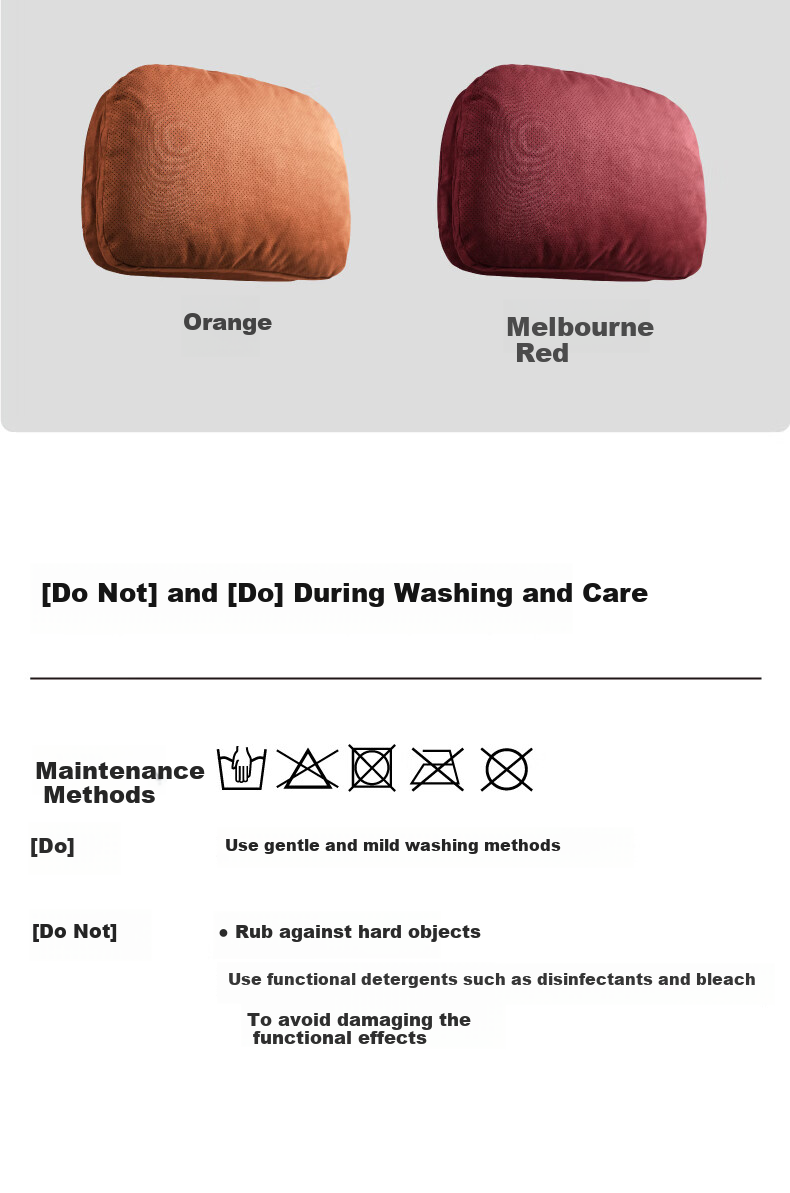 BIMLL Car Headrest, Maybach Mercedes Neck Pillow, Lumbar Support Cushion, Tesla In-Car Neck Protector, Dual-Core Support 18