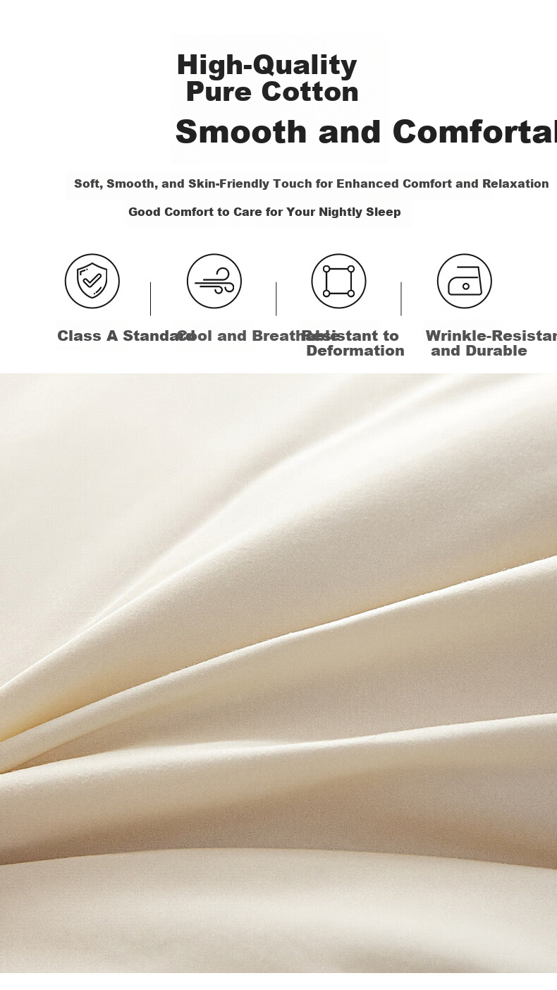 Grace A-Class Pure Cotton Pillow Core 100% Cotton Pillow for Adults Neck Support Pillow 4