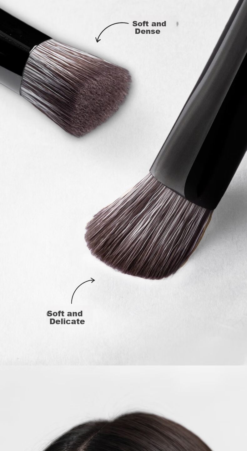 AOLANLA Triangle Highlight Brush Contour Concealer Precision Nose Shadow Makeup Brush for Eye Inner Corner and Mouth Corner Brightening 4