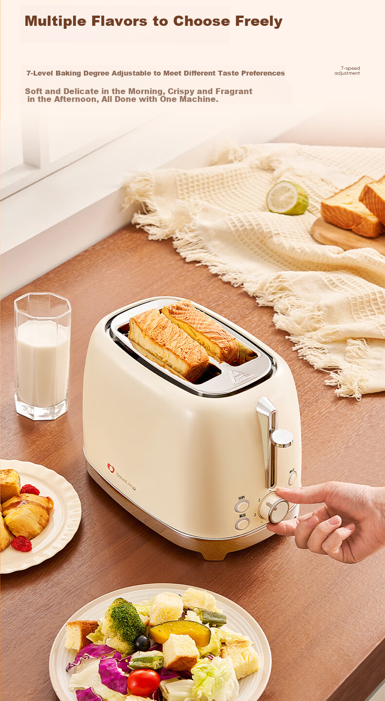 Zhuolang Multifunctional Household Toaster Breakfast Maker Electric Griddle Sandwich Maker Electric Oven Toaster 6