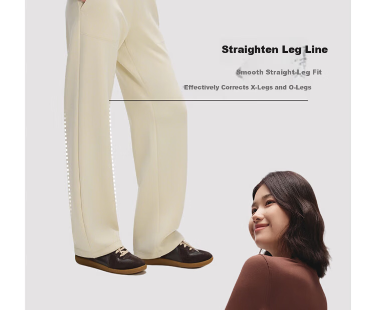 Beneunder High Elasticity Straight-Leg Pants for Women Slim Fit Casual Quick-Dry Breathable Sports Pants Autumn Versatile SF150 12