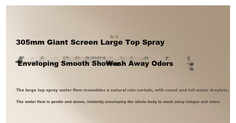 JOMOO Shower Set with Piano Key Massage Spray Gun, Descaling Top Water Spray, Yu Spirit Shower Head 36668-882/1B-1 22