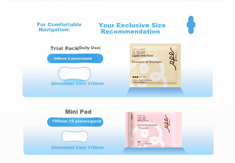 Ruipier Sanitary Pads Disinfection Grade Antibacterial Series Lightweight Breathable Menstrual Pads 285mm 5 Packs 30 Pieces JD Self-operated 2