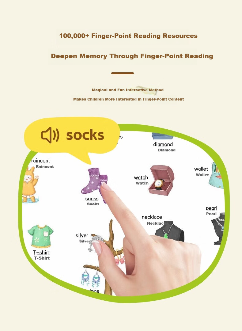 CICADA UNCLE Q5L Children's Educational Reading Pen DIY Picture Book Early Learning Machine AI Smart Educational Toy 8