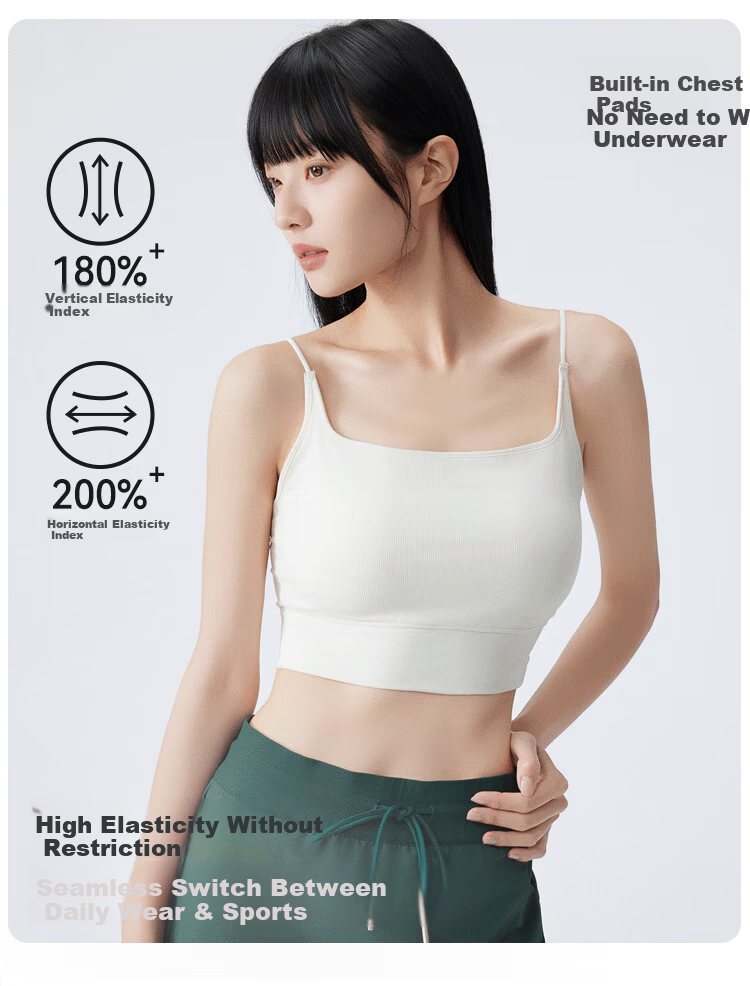 MiiOW Women's Spring Summer Cool Touch Seamless Hollow Out Slim Fit Camisole Vest White M 3