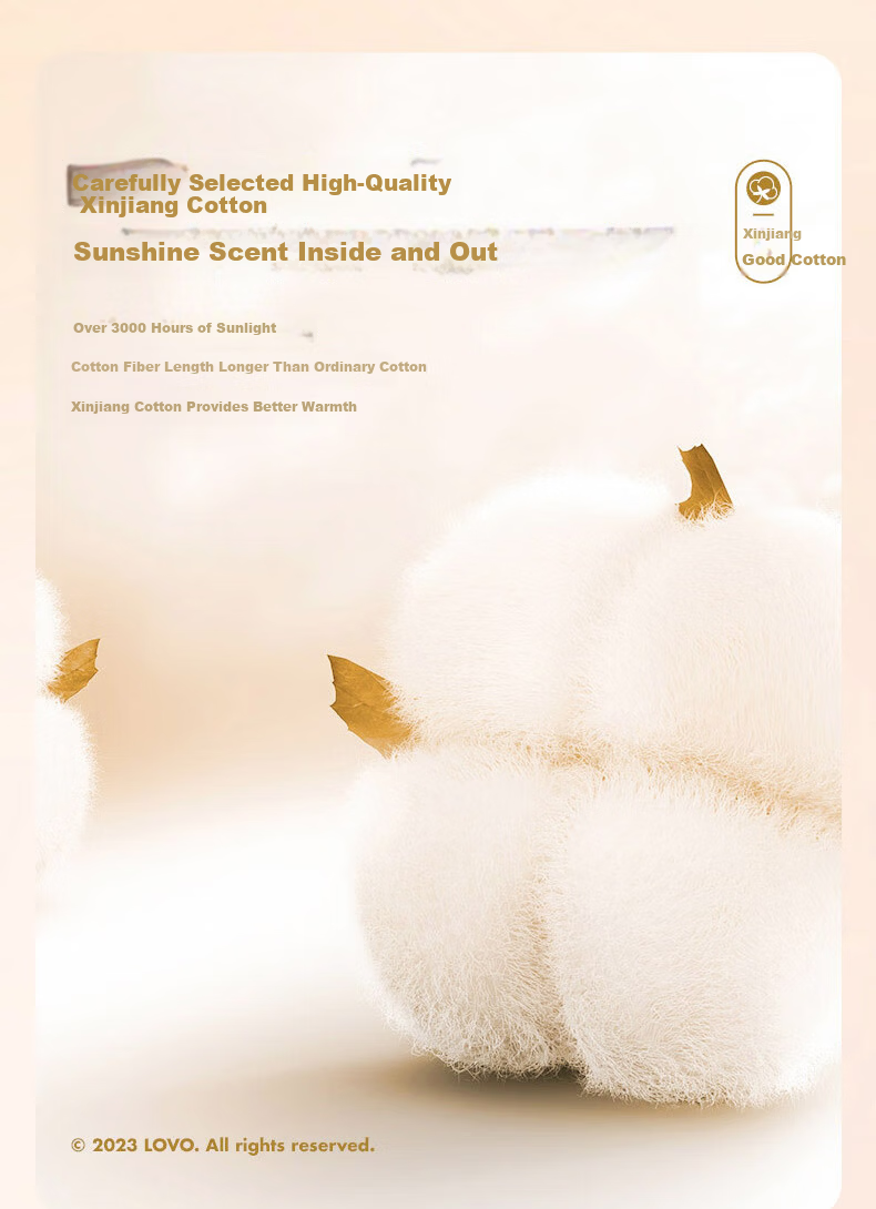 LOVO Luolai Pure Cotton Brushed Four-Piece Bedding Set, Autumn And Winter Thickened Warm Pure Cotton Bed Sheet And Duvet Cover, 200*230cm 8