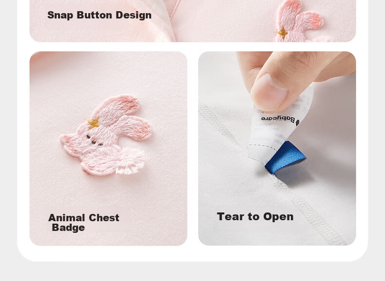 Babycare padded children's jacket baby cotton wool coat autumn winter warm cream rabbit 120 15