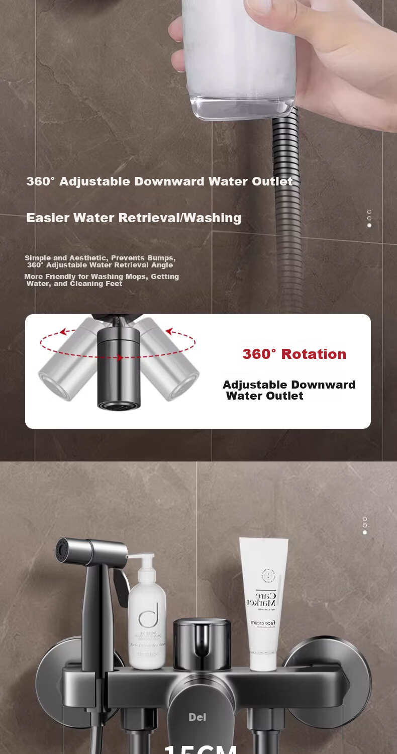 Del 28-Year Brand All-Copper Body Shower Set Bathroom Pressurized Multifunctional Adjustable Shower 509 8
