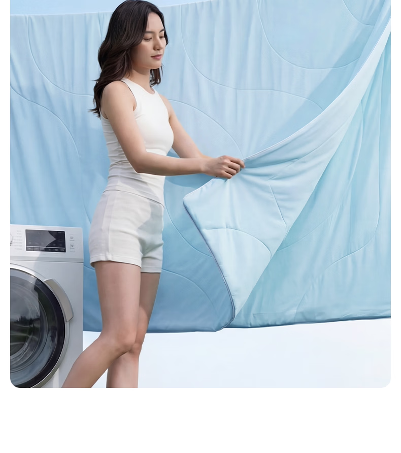 Huishui Huhu Small Cooling Quilt Silicone Summer Quilt Breathable Antibacterial Single Thin Quilt Machine Washable Air Conditioning Quilt Core 9