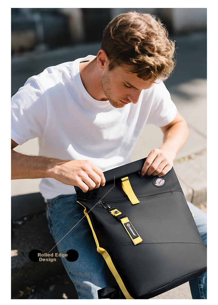 CROSSGEAR Cross Medal Weight Loss Master Business Backpack for Men 16-inch Laptop Bag Large Capacity Student School Travel Bag 10