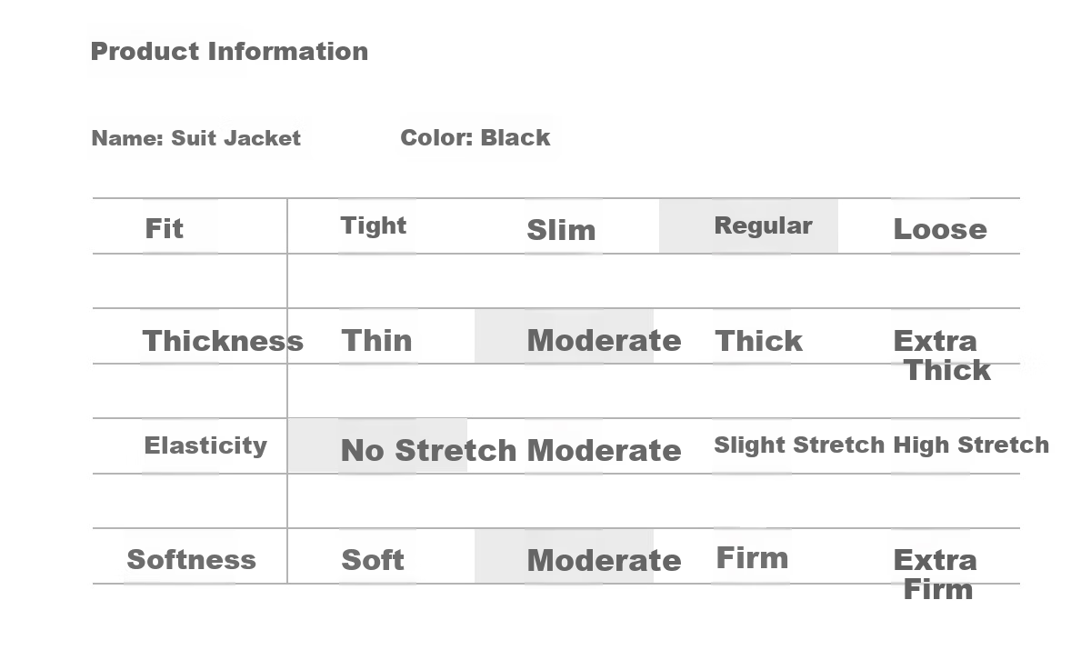PinCai Women's Black Short Blazer Suit Jacket Casual Long Sleeve Shoulder-Padded Professional Workwear P51U001 13