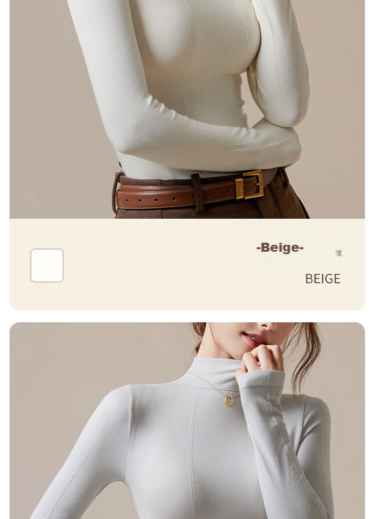 LangSha Women's Antibacterial Long Sleeve T-Shirt Spring Autumn Slim Fit Base Layer 2025 New Arrival 18