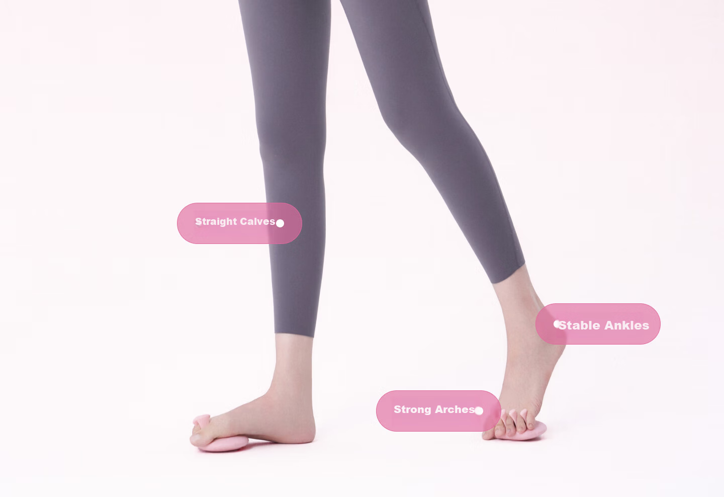 Keep Arch Trainer Leg Slimming Foot Exercise Flat Foot Correction Toe Valgus Aid Sakura Pink 10
