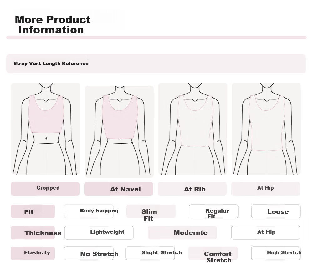 SecretWorld Zhao Jinmai Style Women's Camisole with Chest Pad, Bra-Free Integrated Back Design, White Outerwear and Innerwear 52