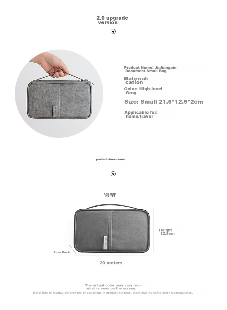 Youjialiangpin Anti-Theft Passport Holder, ID Document Holder, Travel Organizer Bag, High-End Wallet And Ticket Protector REII 4