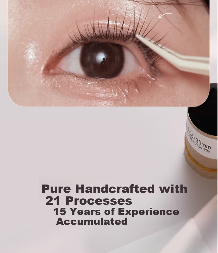 Goood Glue-Free 64-Cluster Ultra-Fine Korean Style Girl Group False Eyelashes, Individually Defined, Glue-Free Self-Adhesive, Formaldehyde-Free, Ultra-Natural Simulation 9
