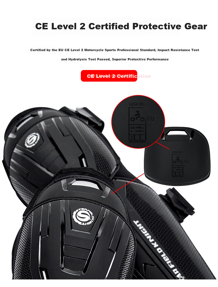 STAR FIELD KNIGHT Motorcycle Protective Gear Knee and Elbow Guards CE Level Four-Season Riding Four-Piece Set Motorbike Travel Anti-Fall Protection Equipment 4