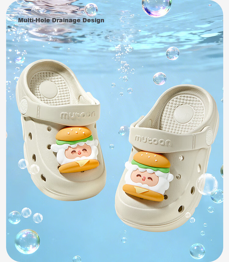 Mutong Kids Slippers Size 26 Summer Boys Baby Ventilated Cartoon Essential Oil Protective Sandals Girls Sweet Pepper Green 170 6