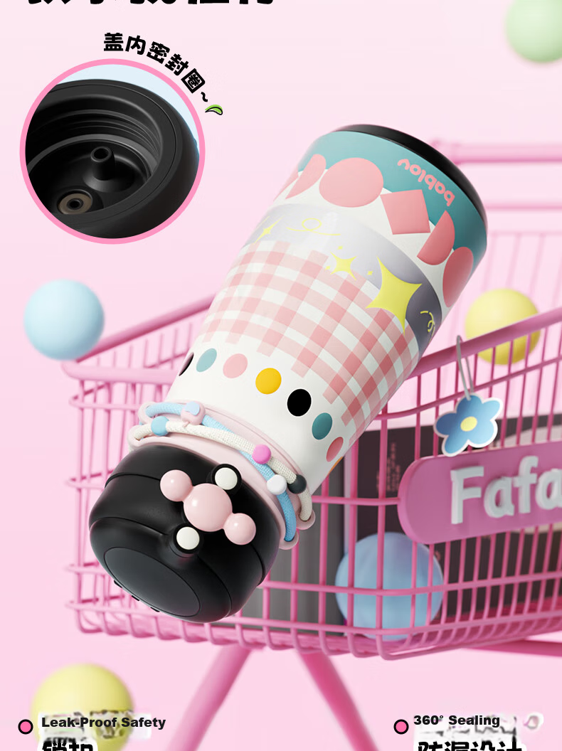 BABLOV Insulated Water Bottle for Kids 2025 New High-Value Large Capacity Cold Cup Student Gift Straw Water Bottle 13