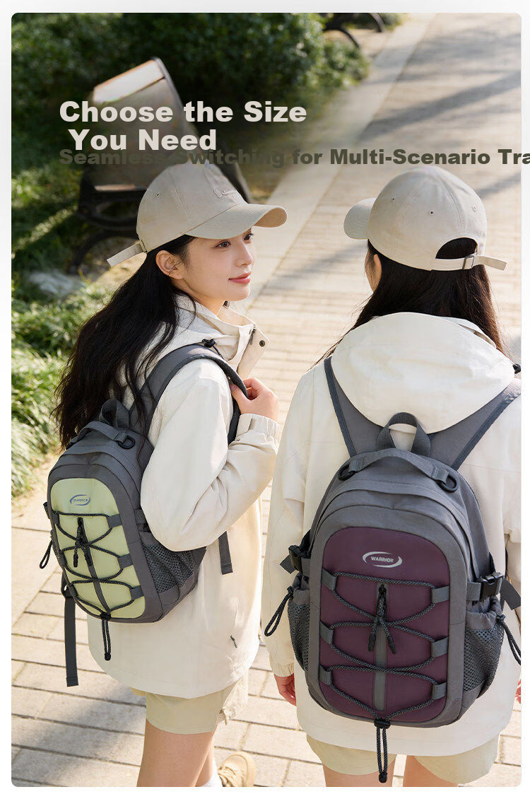Warrior Sports Bag for Men And Women, Outdoor Hiking Backpack, Large Capacity, Ultra-Lightweight, Portable, Casual Bag, Water-Resistant, Cycling, Trekking, Travel Pack 5