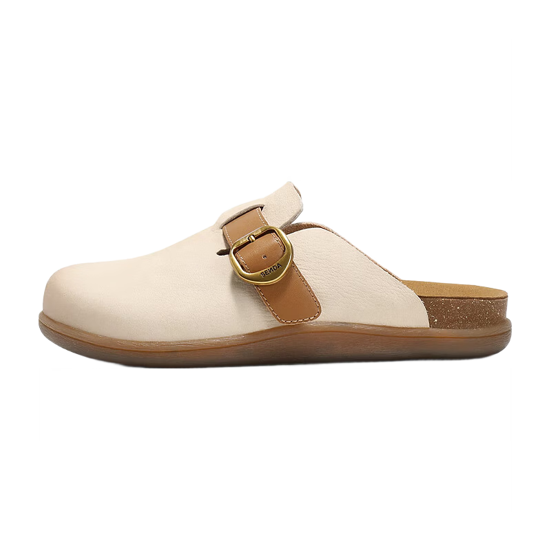 SENDA Women's Autumn Thick-Soled Heightening Shoes, Same Style As in Shopping Malls, Versatile Casual Shoes, Khaki Color, Size 38