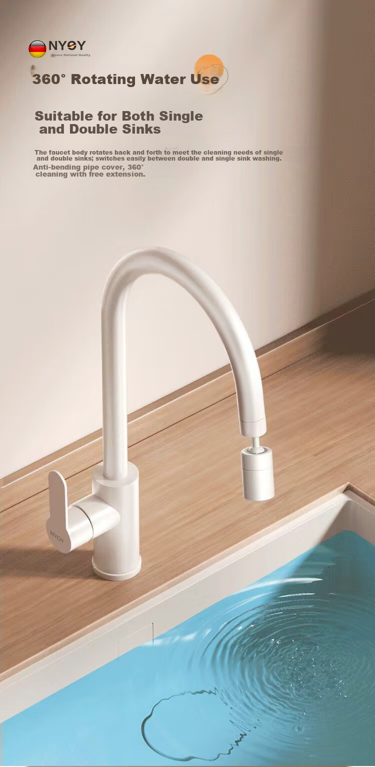 Delr [28 Years Brand] Balcony Laundry Sink Faucet Hot and Cold Washing Basin Tap Kitchen Sink Faucet 4