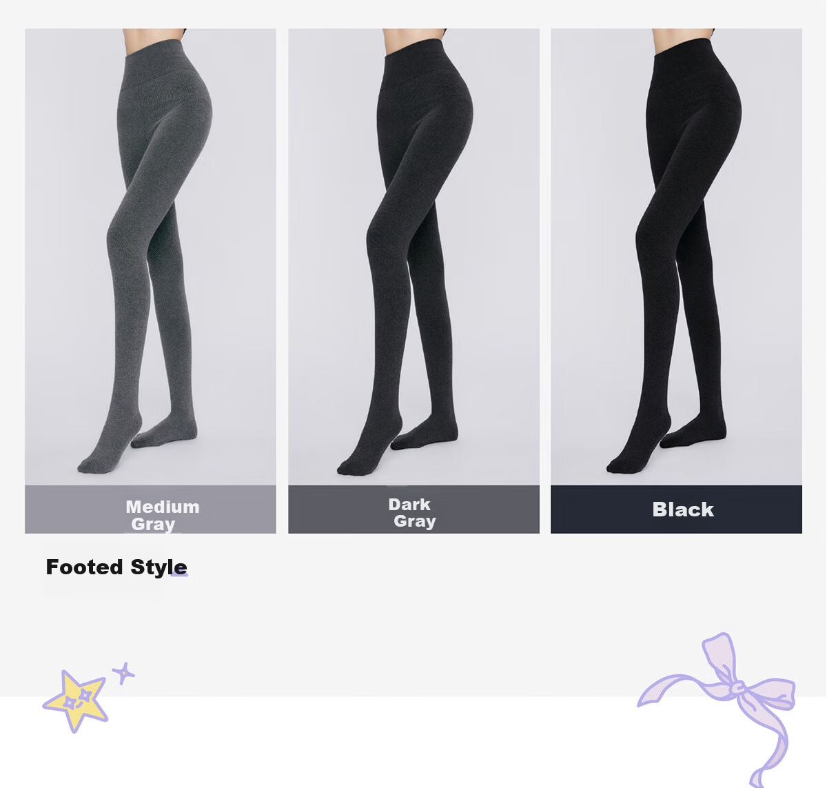 Mianzhu House [Light Warm Underwear] Women's High-Waist Fleece-Lined Thickened Tights Leggings Autumn Winter 2025 New Slimming Pantyhose 26
