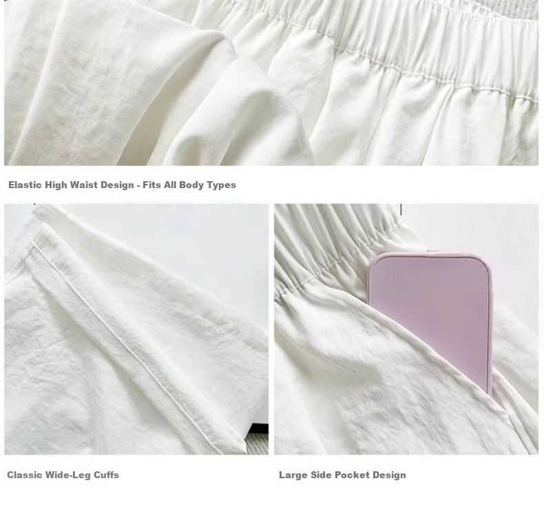 Langsha Japanese Style Yamamoto Pants Women Spring Summer 2026 New High Waist Casual Straight Loose Wide Leg Pants 5