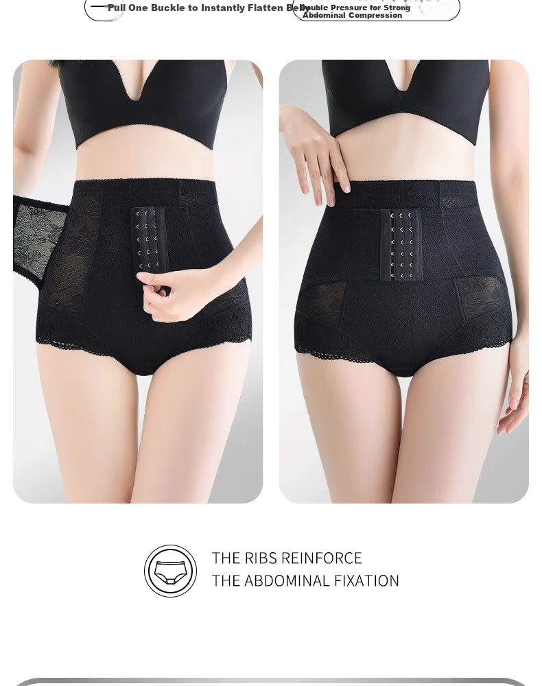 LangSha High Waist Tummy Control Butt Lifting Shaping Panties for Women Postpartum Body Shaping Slimming Underwear 5