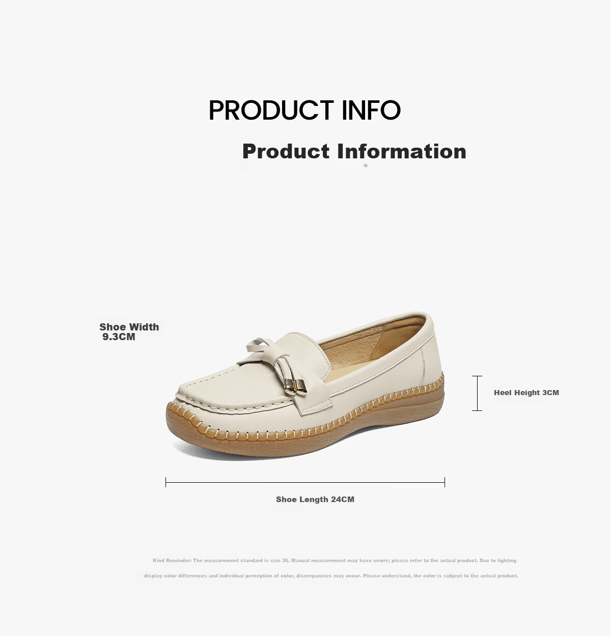 RED DRAGONFLY Mom's Flats, Spring 2026 New Women's Shoes, Flat Shoes, Comfortable Cowhide Soft-Soled Leather Shoes WTB16010, Black, Size 35 7