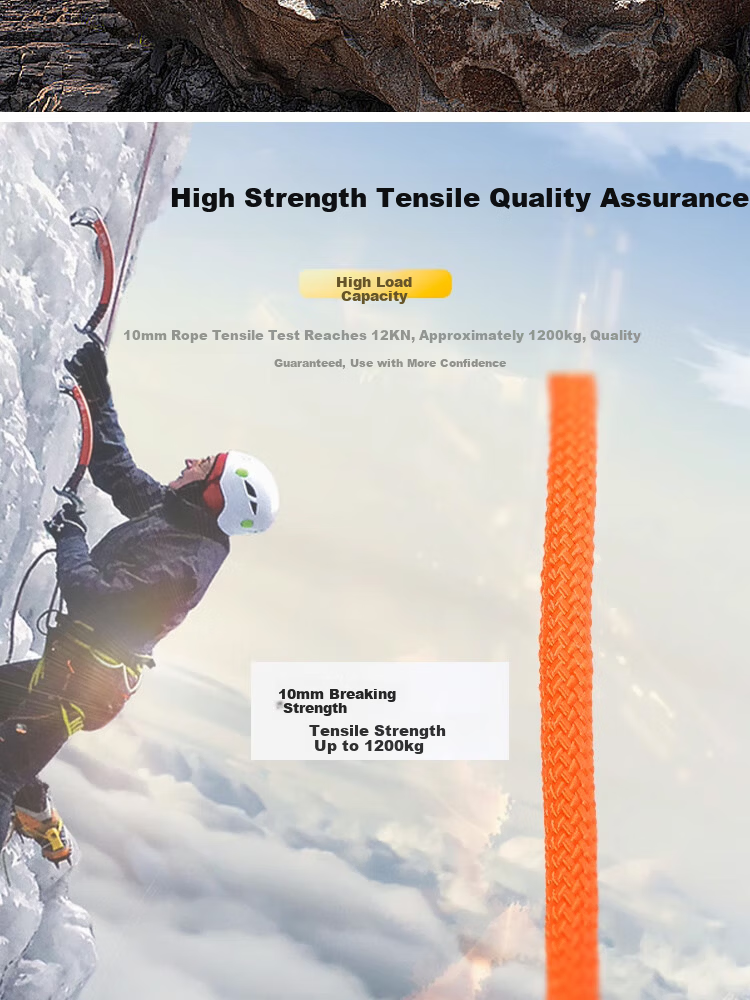 Guangjia 8mm 100m Outdoor Durable Polypropylene Clothesline with Double Hooks for Hanging Clothes and Bedding 2