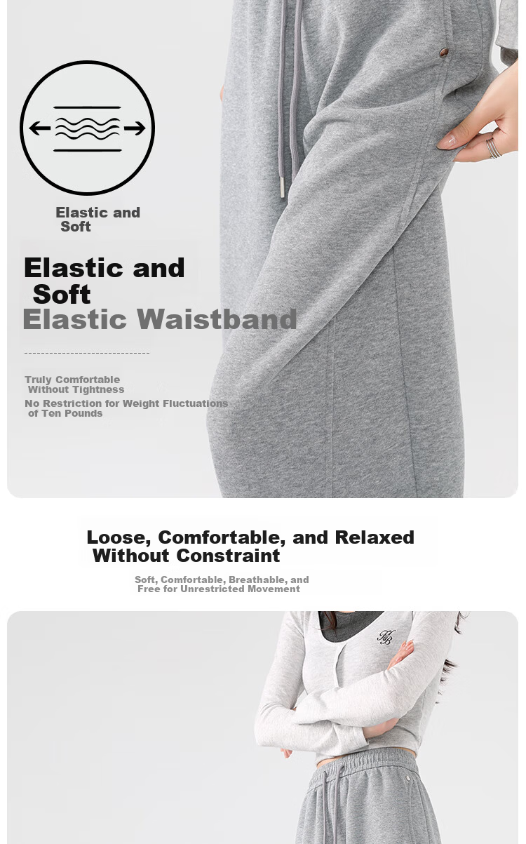 Xueqiman Studded Wide-Leg Pants for Women 2026 Spring New High-Waist Slimming Scythe Pants Loose Hip-Covering Straight Casual Trousers for Women 6