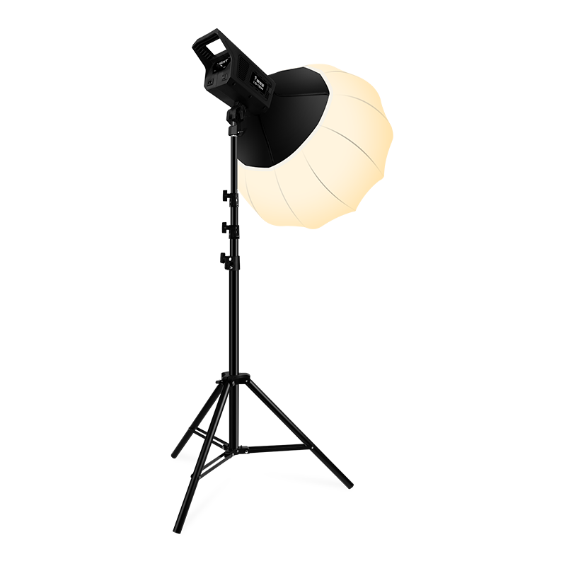 Hakutatz LG150W Live Streaming Fill Light, Professional COB Spherical Lighting, for Portrait Photography, Clothing, Streamers, Beauty Enhancement, Soft Light, Studio Photography, Video Lighting