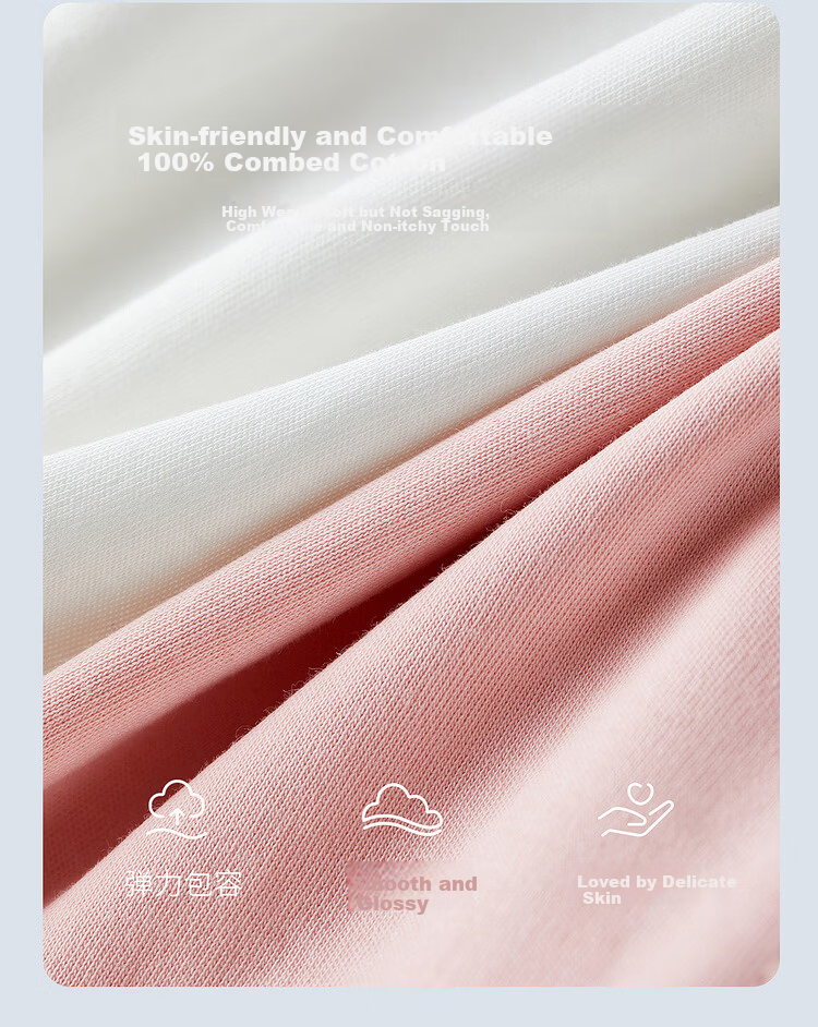 Shangdu Bila Gentle Pure Cotton Short Sleeve T-Shirt Women Spring Summer Simple Round Neck Split Design Slim Fit Top Youthful Temperament Layering 10