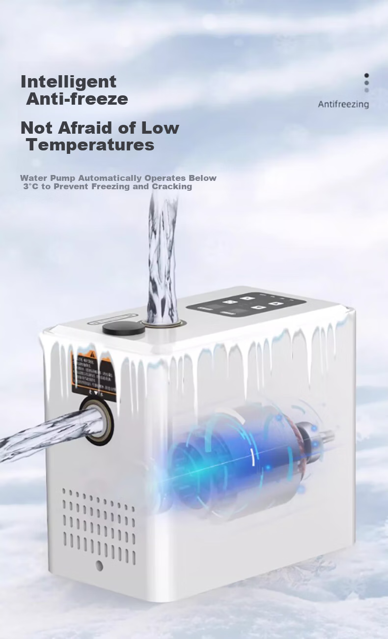 DELIXI Variable Frequency Booster Pump Household Fully Automatic Self-Priming Pump Little White Whale Whole House Water Heater Tap Water Pipeline Booster Pump 16