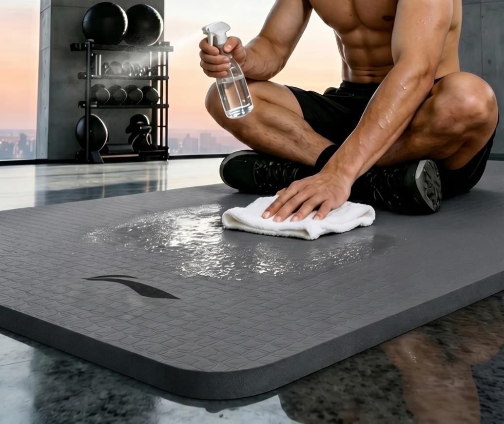 Li-Ning TPE Yoga Mat Unisex Fitness Extra Wide Thick Professional Non-Slip Jump Rope Exercise Mat Soundproof Shock Absorption Floor Mat 17