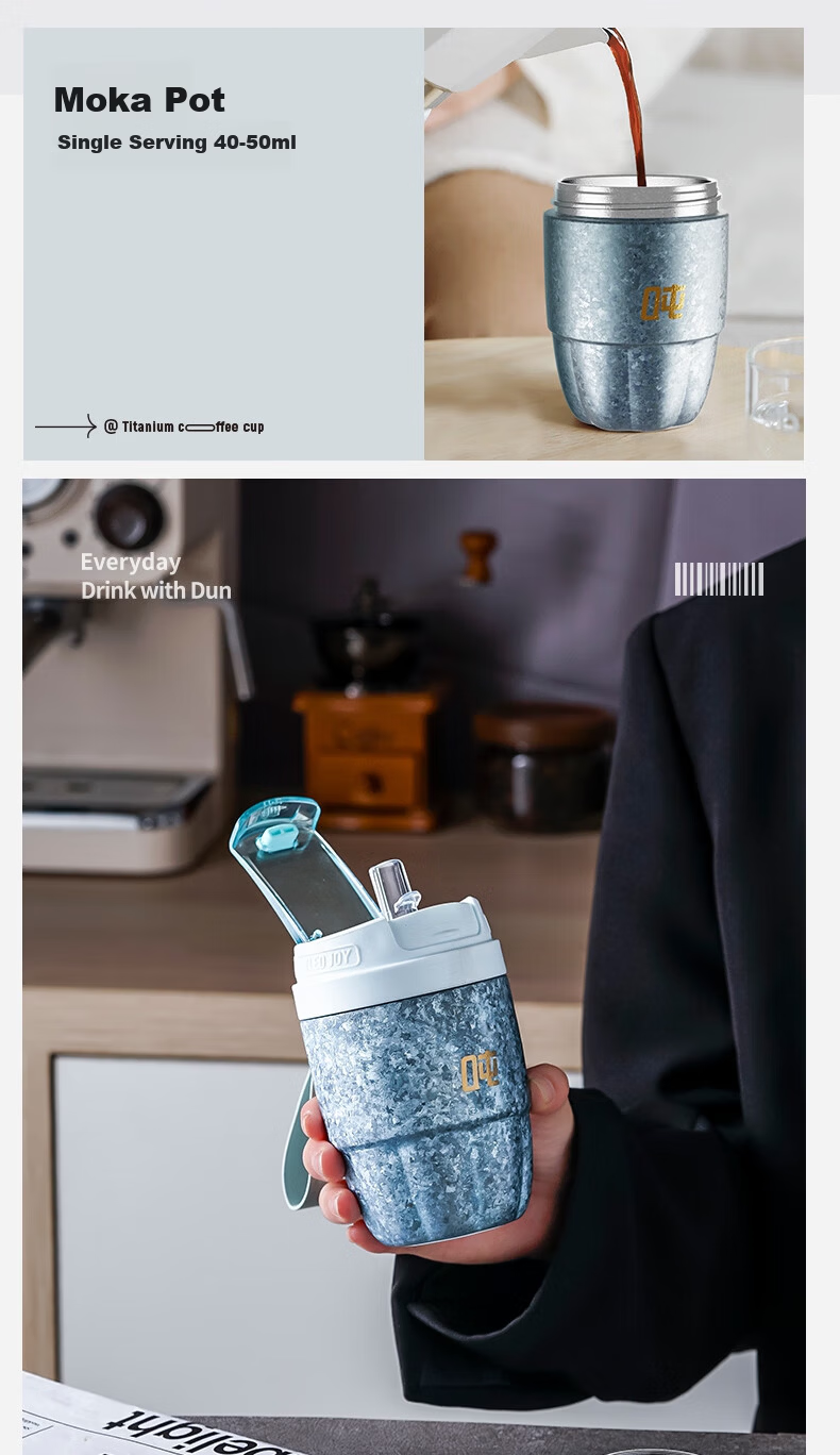 Dundun BOTTLED JOY Pure Titanium Insulated Bottle Wang Yibo Edition Large Capacity Outdoor Cup Holiday Gift 9