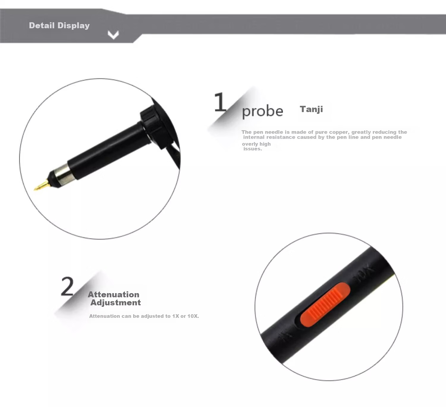 UNI-T UTP05 Oscilloscope Probe Passive Probe (MHz) 5