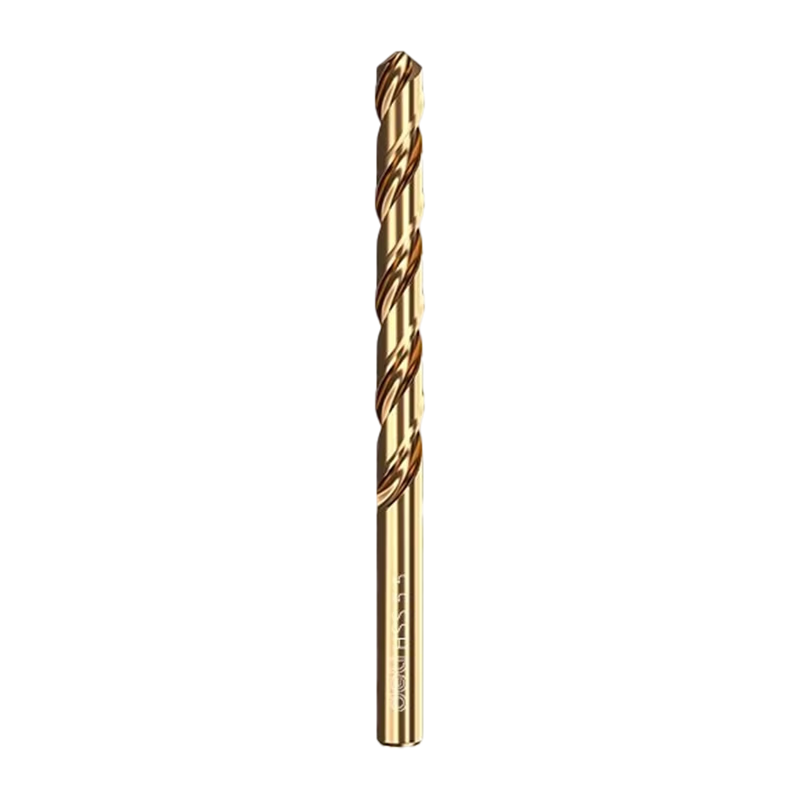 Deli 43 Twist Drill Industrial Grade Round Shank High Hardness Fast Drilling Stainless Steel Aluminum Alloy [5.5mm] 5 Pieces