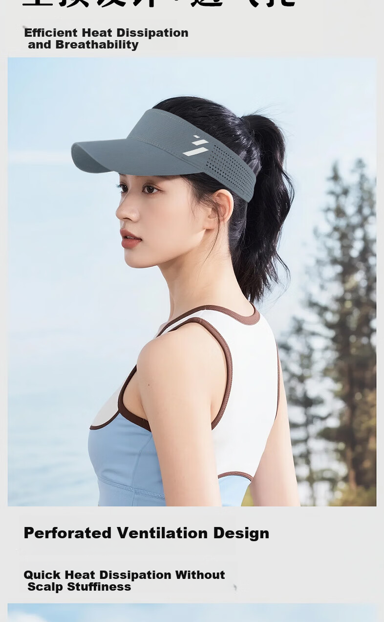 361° Authentic Men's Sun Protection Cap, Women's Outdoor Sports Tennis Marathon Hat, Pink, Size 53-58CM 9