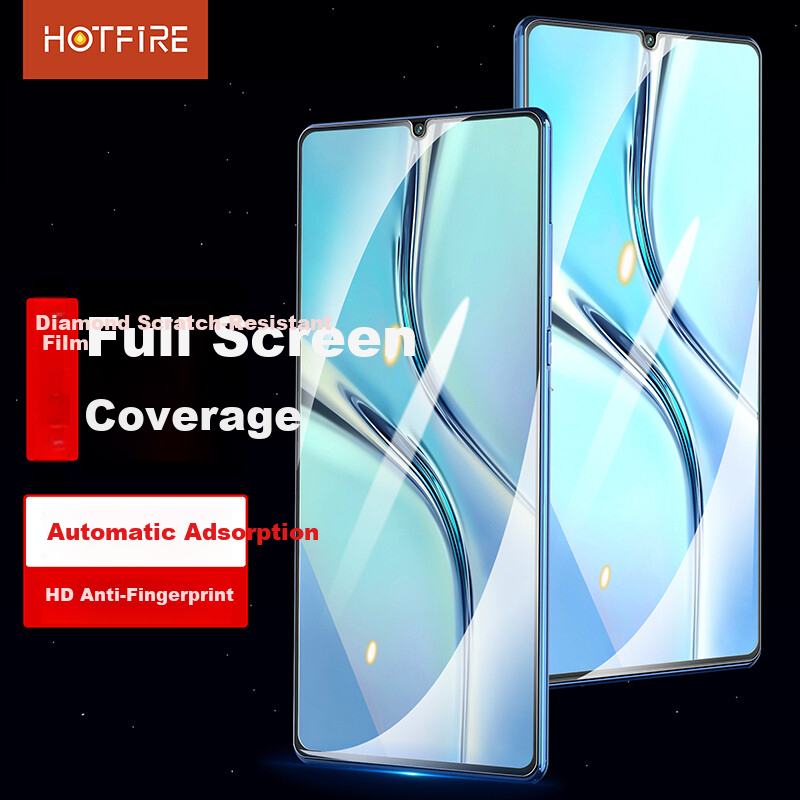 Rehot Tempered Glass Screen Protector for HONOR X30 Max Full Coverage Auto-Adsorption Mobile Phone Glass Protective Film