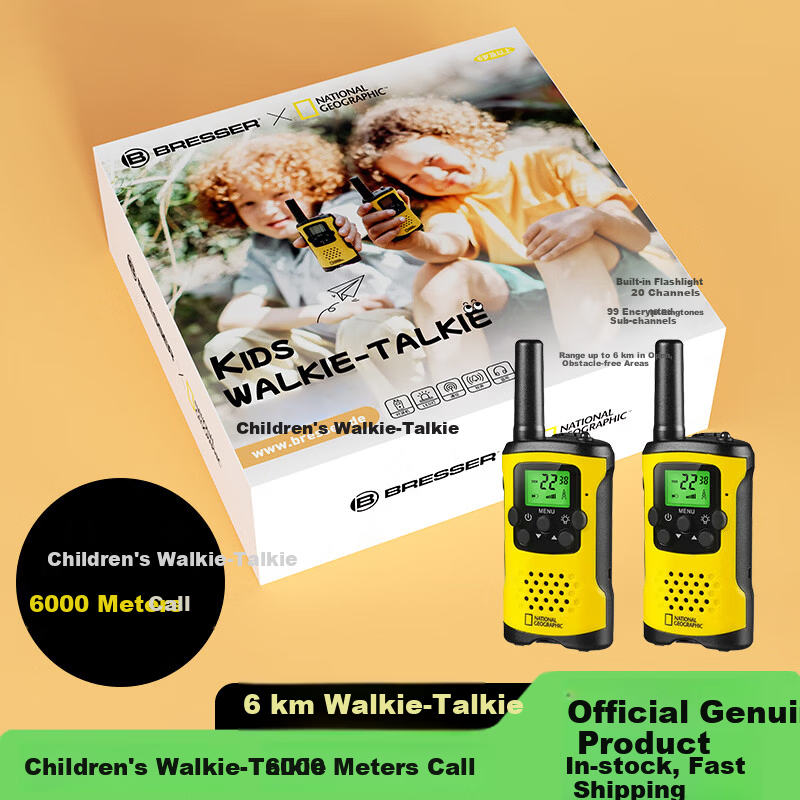 National Geographic Kids 6km Walkie Talkie Wireless Outdoor Toy Children's Day Gift