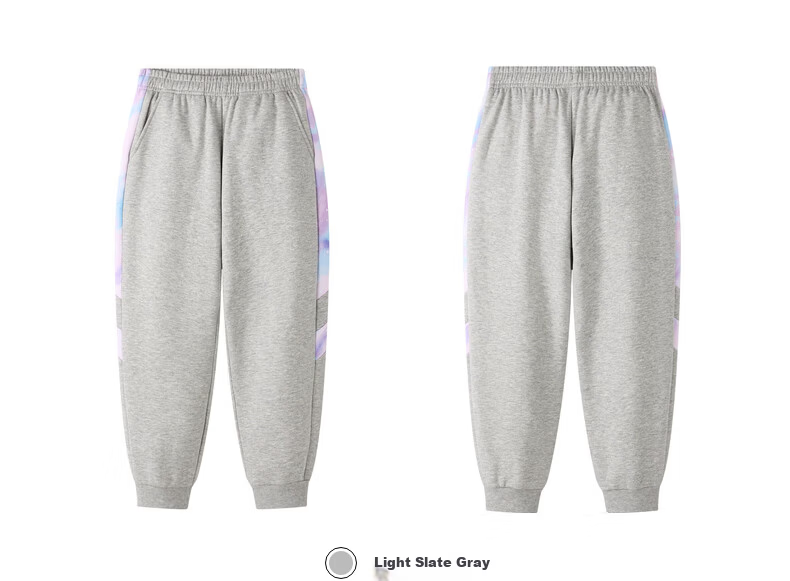 361° Kids Girls' Long Pants 2025 Winter Elastic Knit Fleece Lined Warm Pants Black Size 150 14