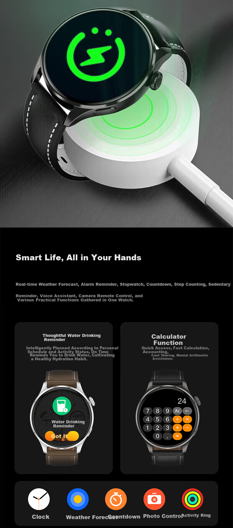 AELVO Intelligent Beidou GPS Positioning Professional Sports Watch, Speed Running Dedicated Heart Rate Bracelet for Men, Official Flagship 17