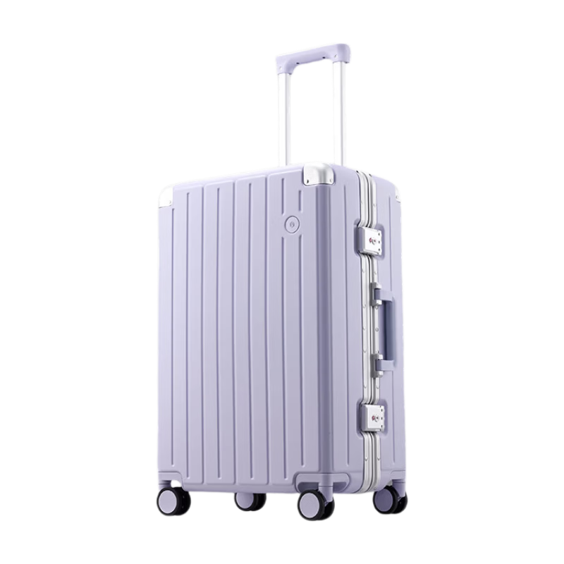 JD Jingzao Boundary Aluminum Frame 2026 New Large Capacity 28-inch Luggage Suitcase for Women High-Value Durable Taro Purple