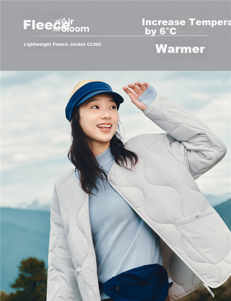 Beneunder Women's Autumn And Winter Jacket, Down-Like Fleece Coat, Round Neck, Machine Washable, Inner Lining with Cotton Padding, New Autumn Style 2025 1