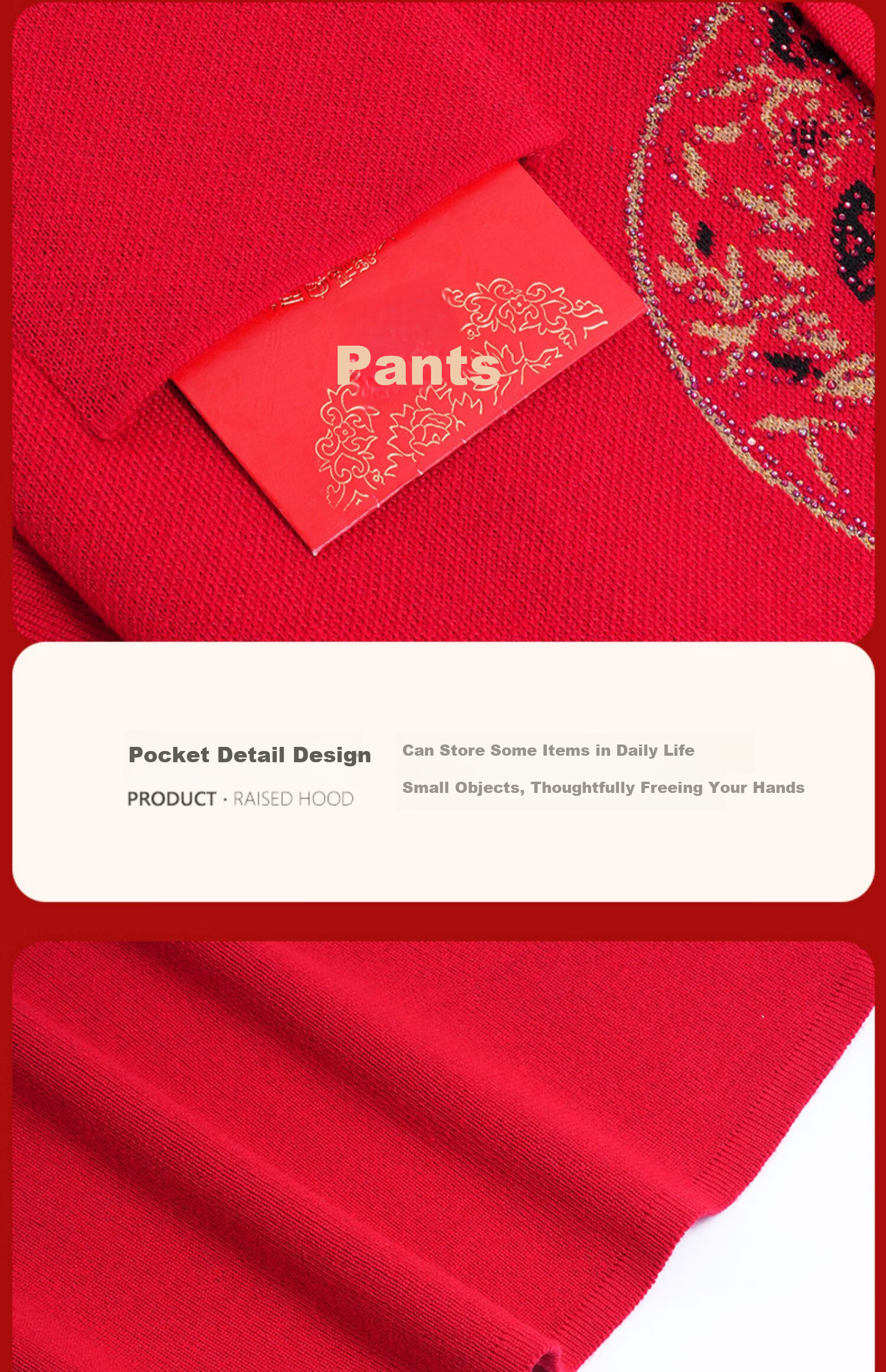 Fengxiao Stylish Spring Sweater Jacket for Elderly Women Aged 70-80, Middle-aged and Senior Grandma Clothing 8