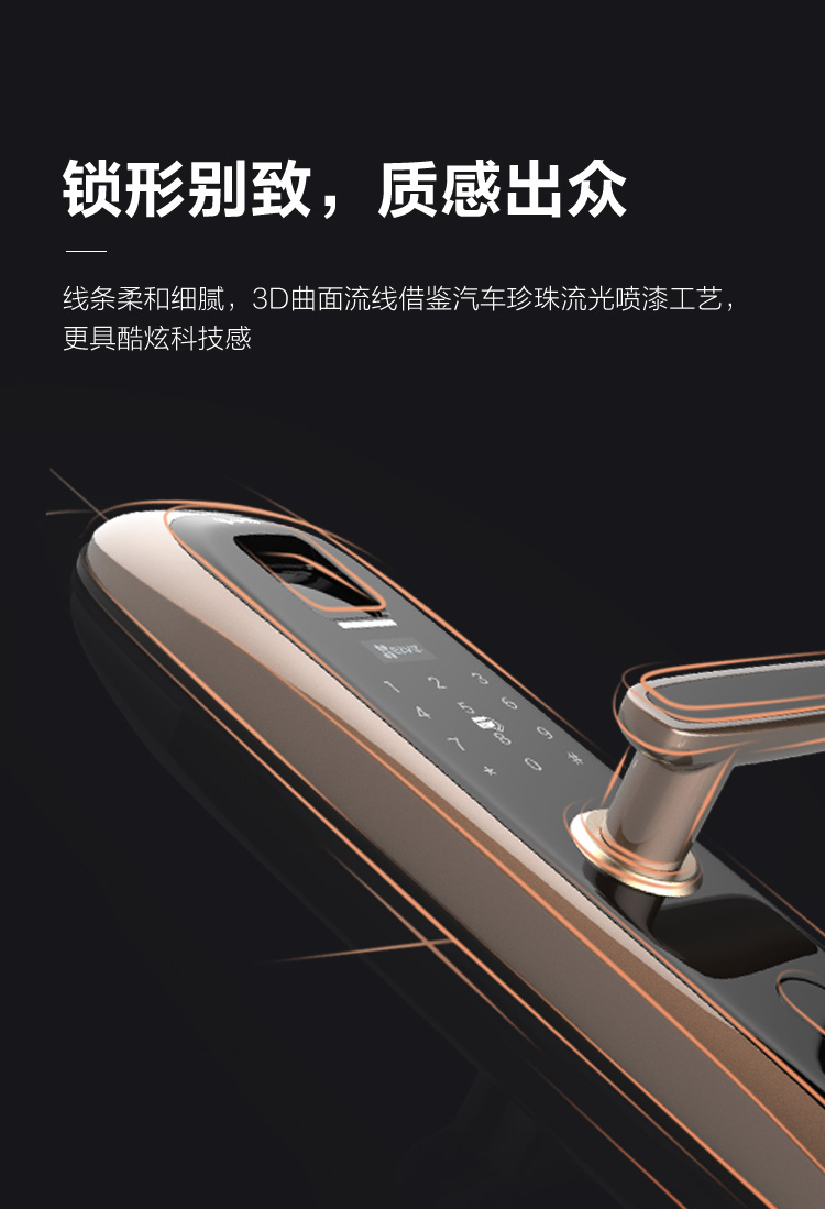 萤石(ezviz) dl21s指纹锁智能锁 电子门锁智能门锁密码锁防盗门家用