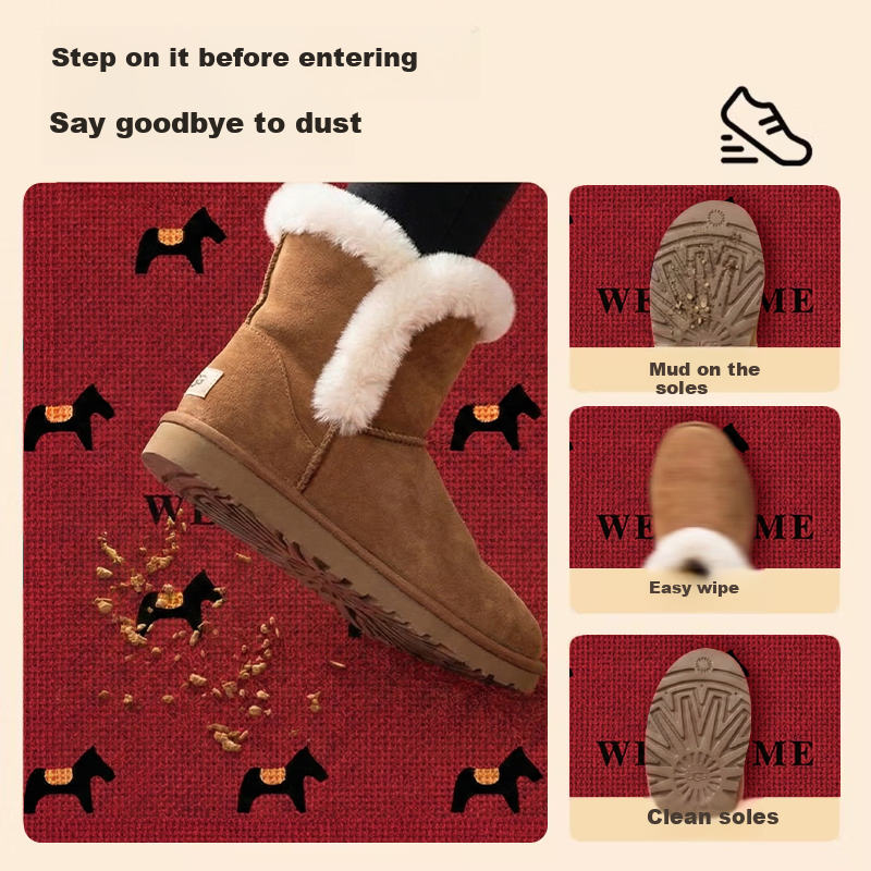 Hakkai Bird New Entry Door Mat Non-Slip Cuttable Home Entrance Carpet Floor Mat 5