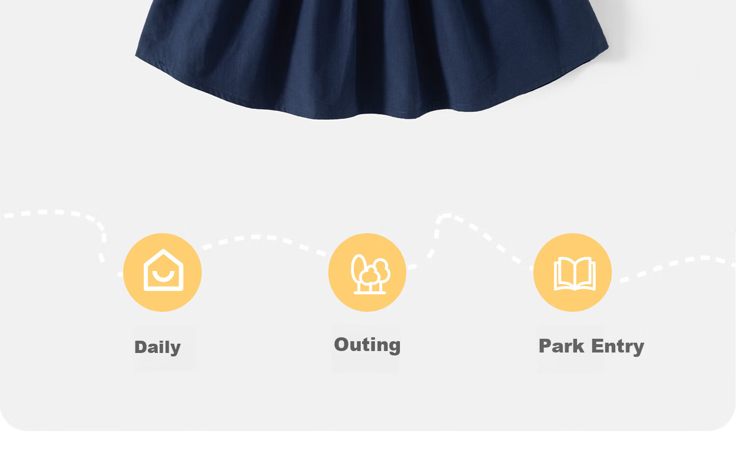 Banxidi Girls' Dress Spring New Stylish Baby Princess Dress Birthday Dress Spring and Autumn Children's School Style Skirt 8